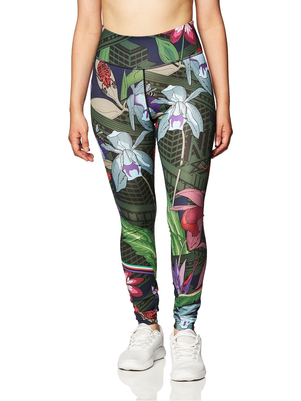 Nike One Icon Clash floral print athletic leggings
